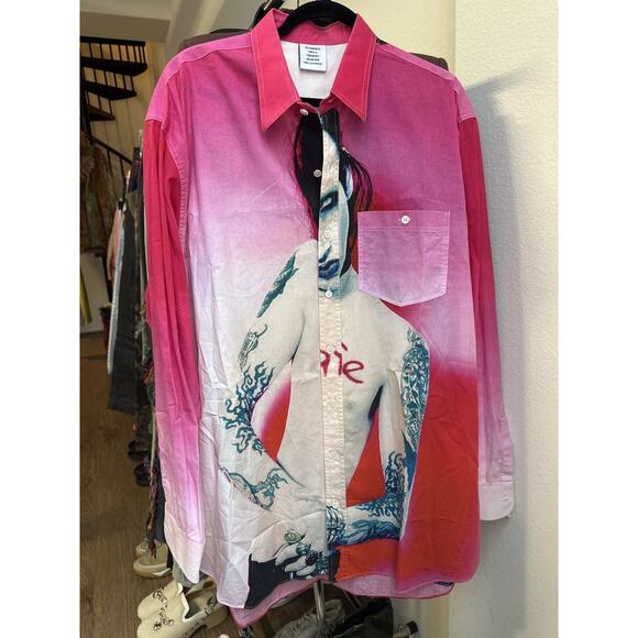 Marilyn Manson Unsafe button down - Picture 6 of 12